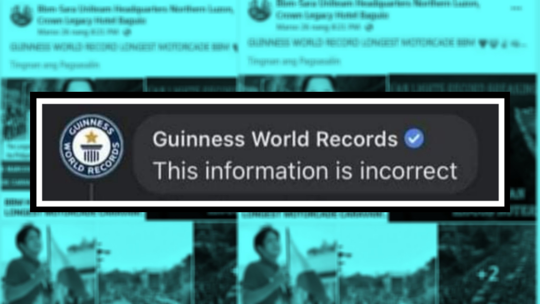 ‘Incorrect’: Guinness World Records sa ‘di umano’y longest motorcade caravan ni BBM