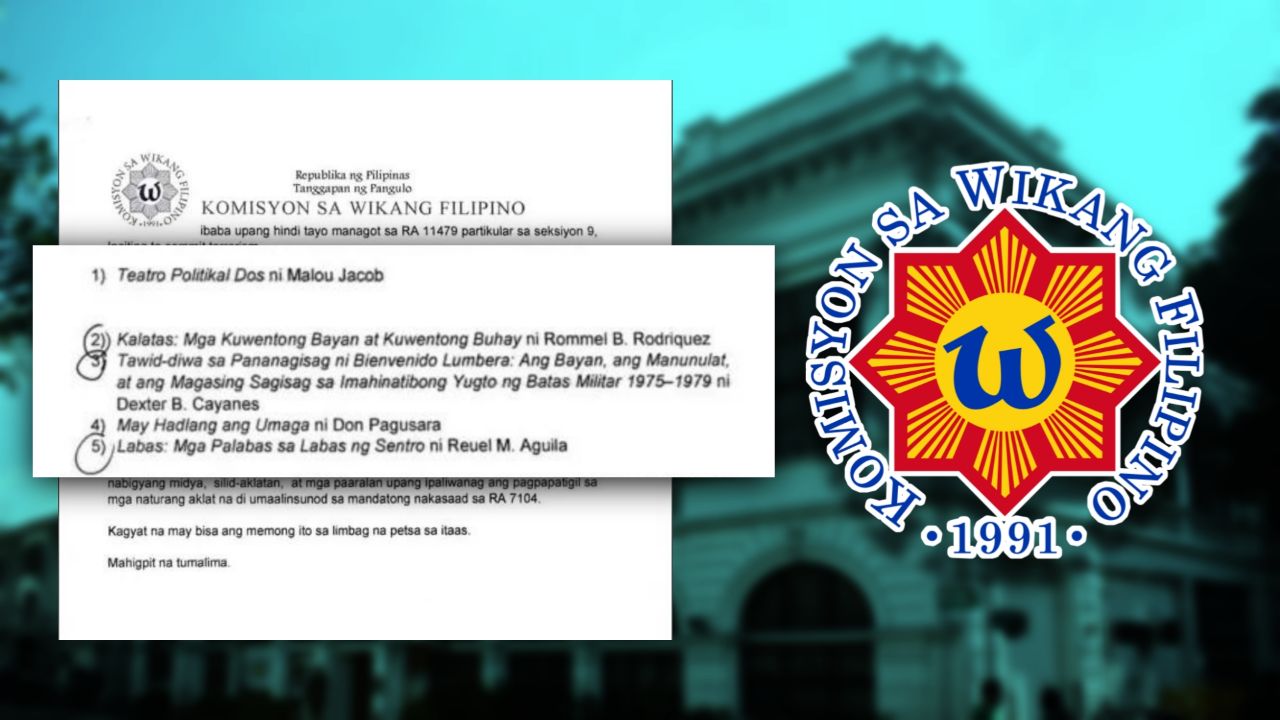 KWF slammed for banning 'anti-gov't, subversive' Filipino books