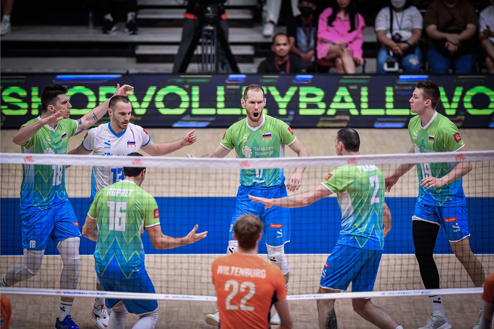 VNL: Slovenia eliminates Netherlands with 3-0 beating