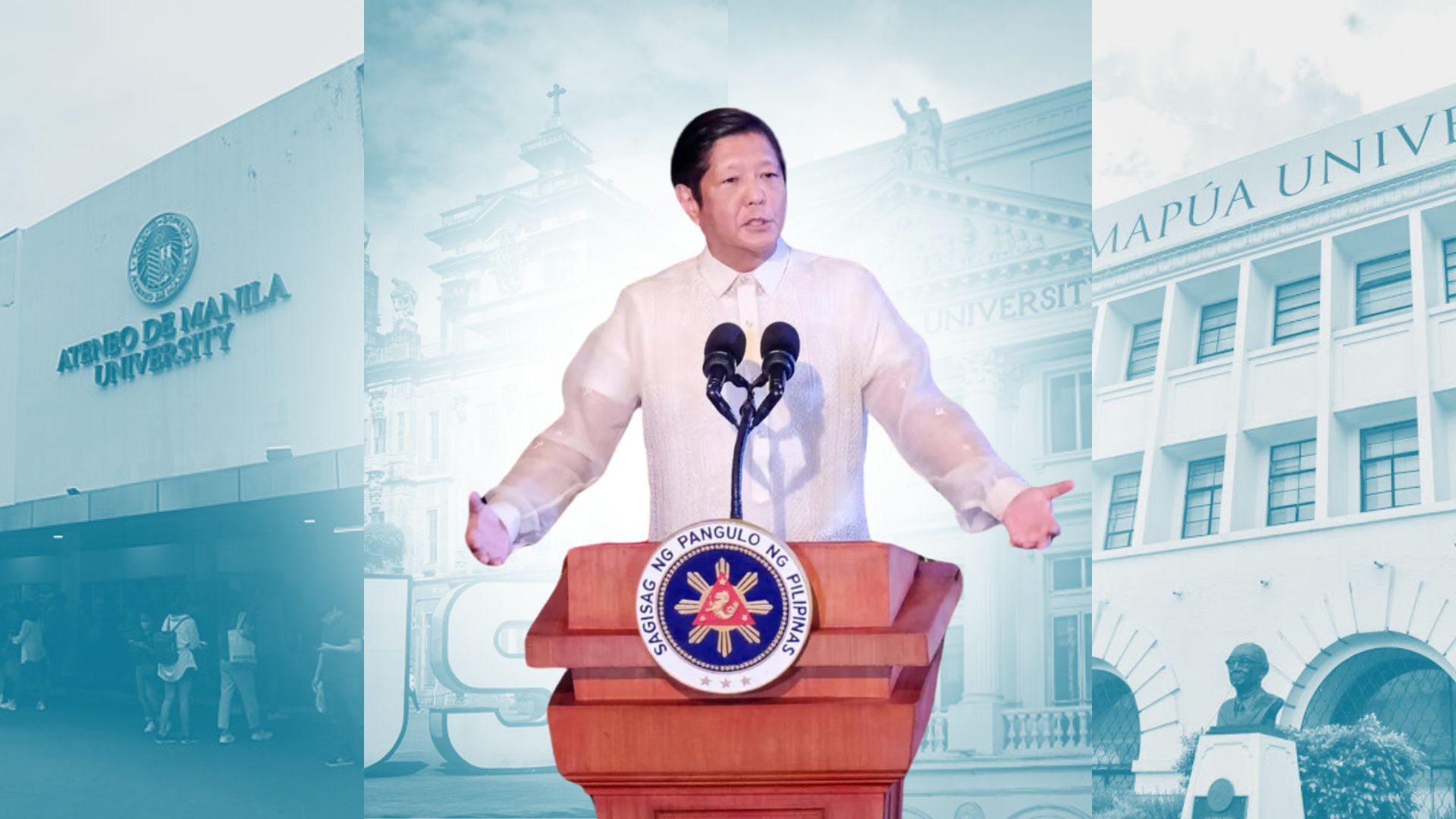 Marcos calls for private sectors’ help to boost HEIs’ world rankings