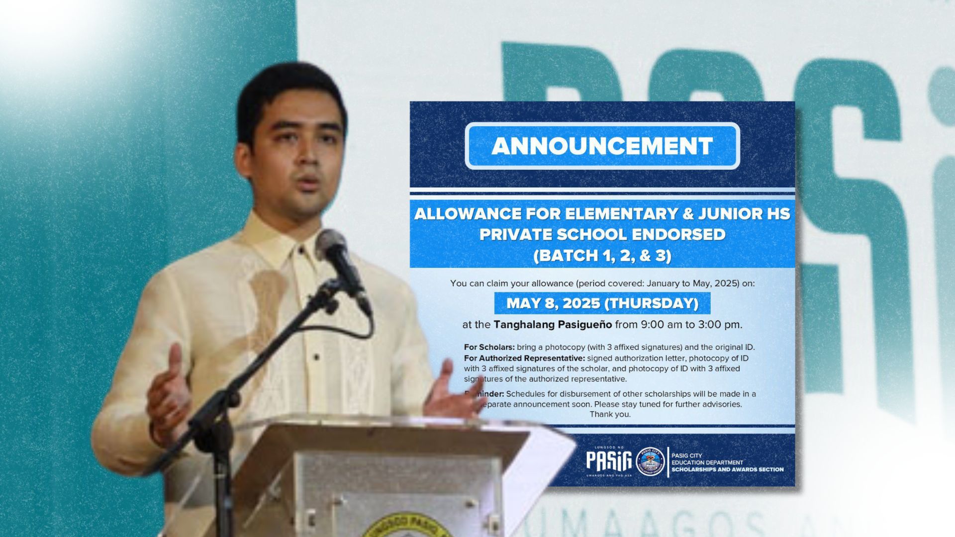 Ex-Pasig worker files DQ complaint vs Sotto over aid distribution timing