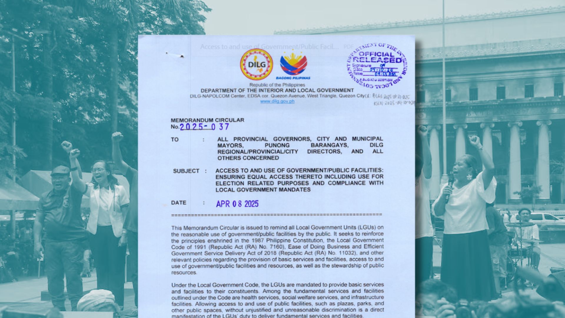 DILG warns LGUs on delayed action for campaign venue requests