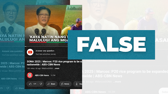 FALSE: Marcos Jr.: ‘Successful’ launch of P20 rice program in Cebu, other provinces