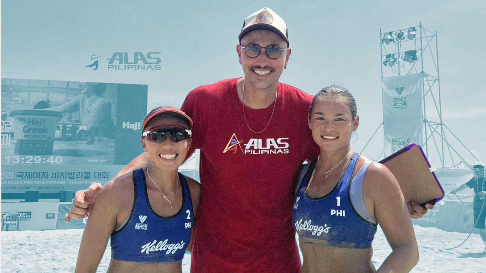Villapando-Rodriguez, Eslapor-Orillaneda reach quarterfinals; Rondina-Pons exit in round of 12 at Beach Pro Tour Futures Busan
