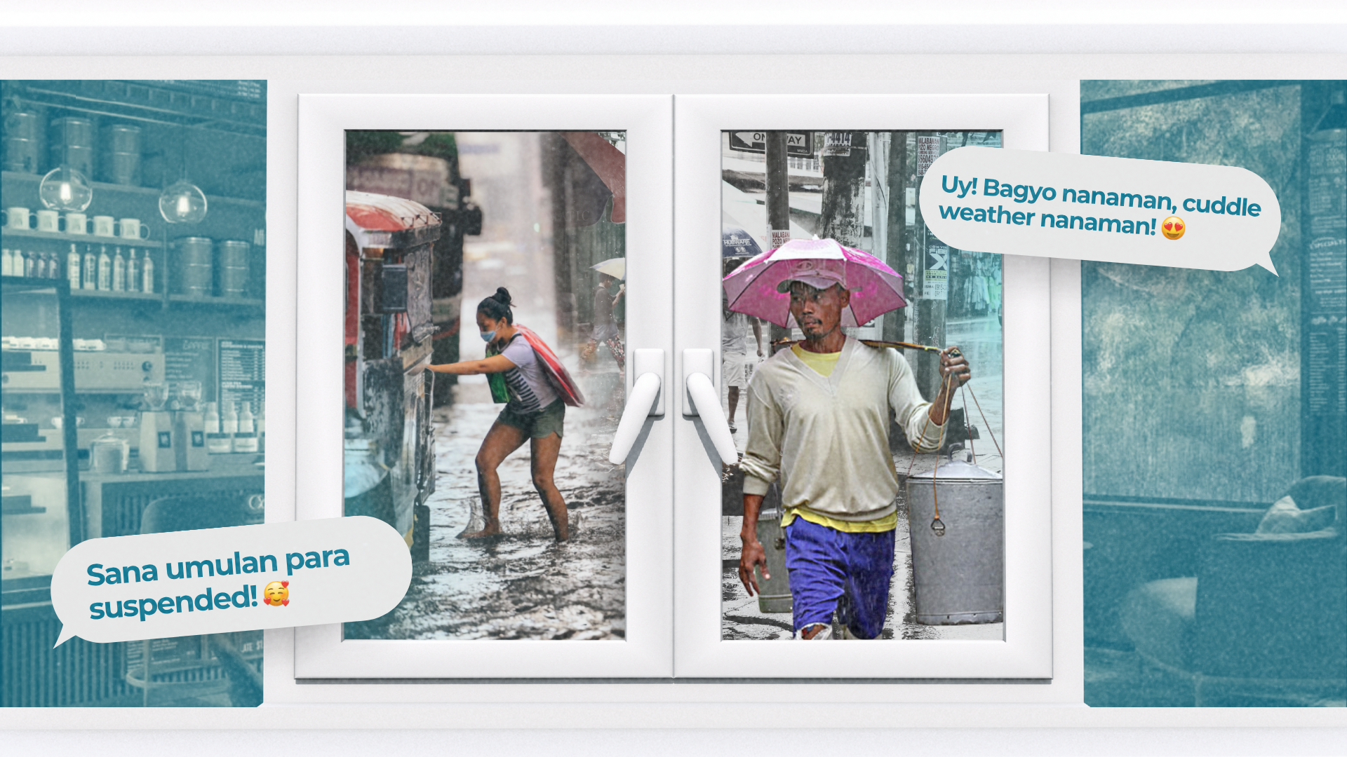 Living beneath the downpour