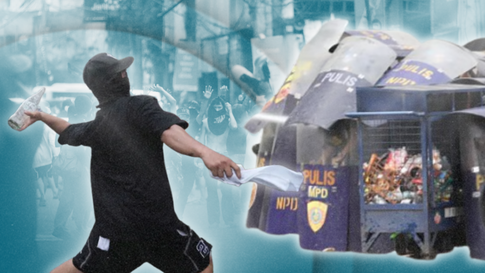 Violent clashes break out in Mendiola amid anti-corruption protests