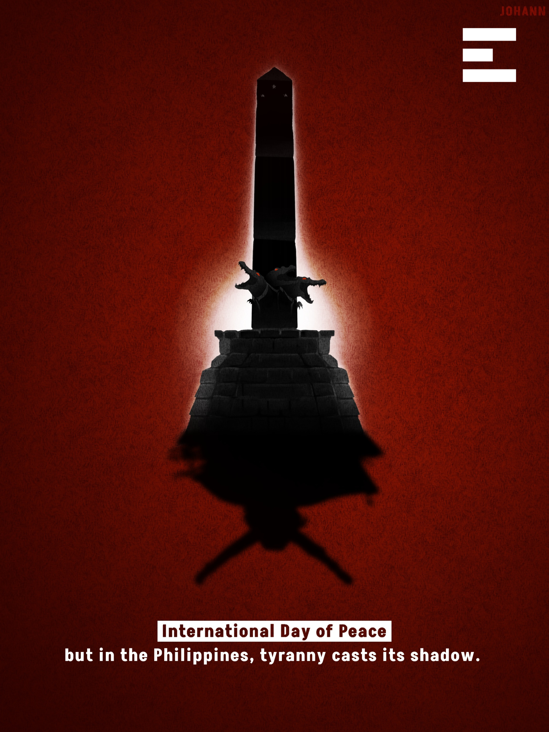 Irony of peace in a nation built on theft