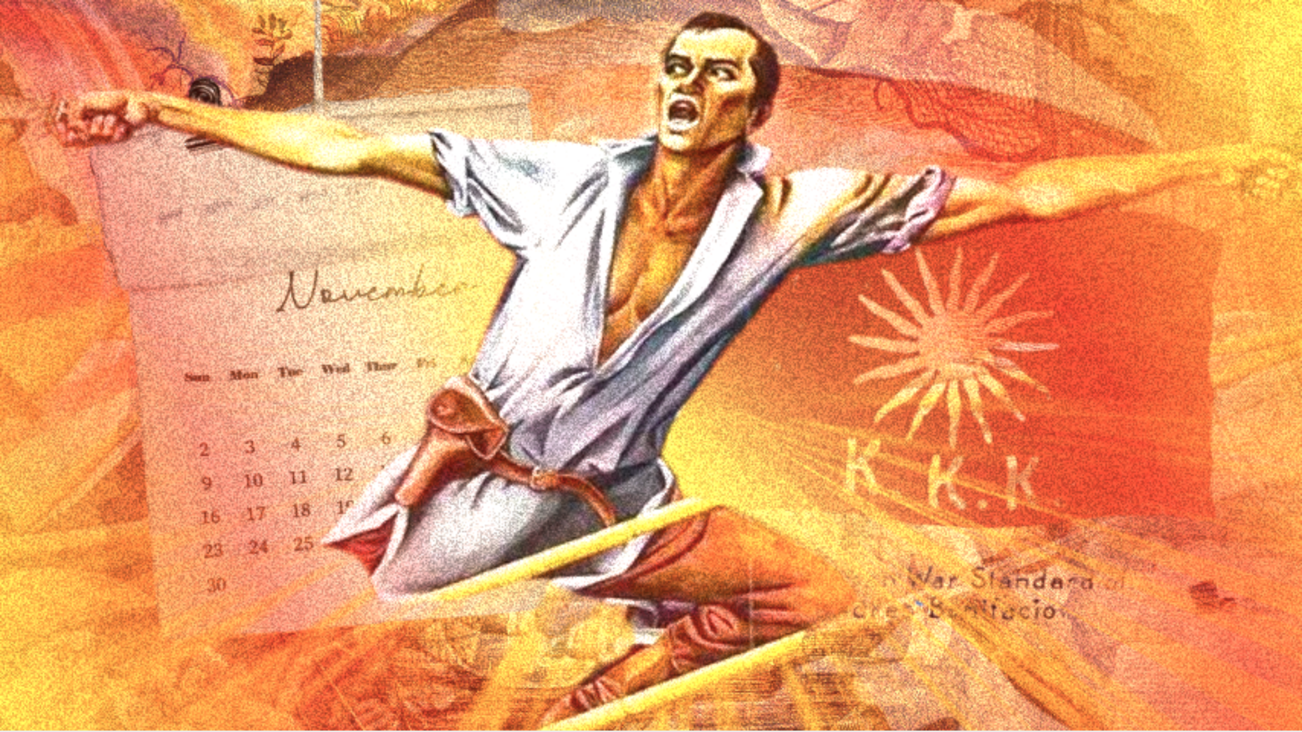 Through might, the history is through him