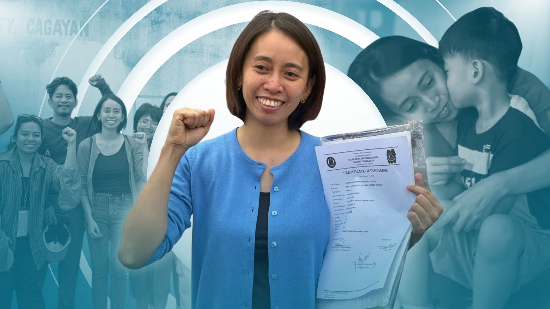 Activist-student leader Amanda Echanis walks free after 5-year detention