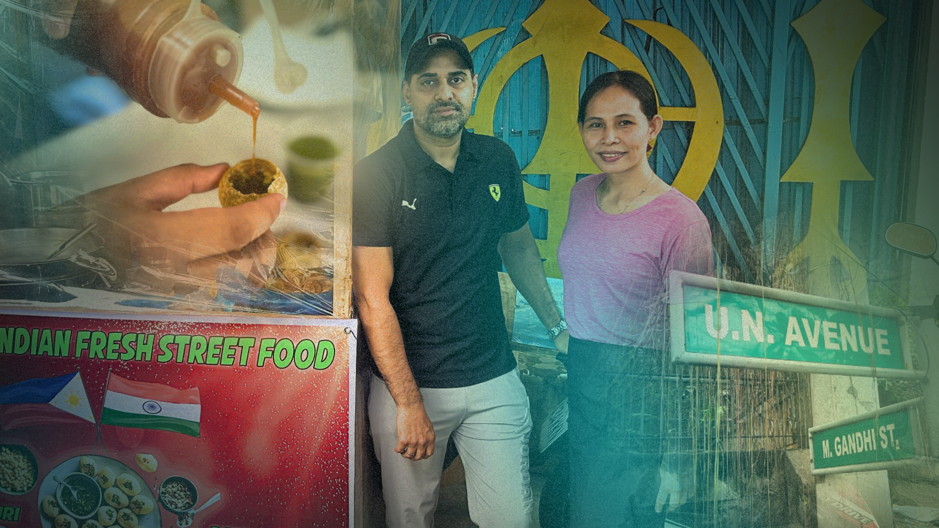 Meet this Indian-Filipino couple selling Pani Puri along UN Avenue