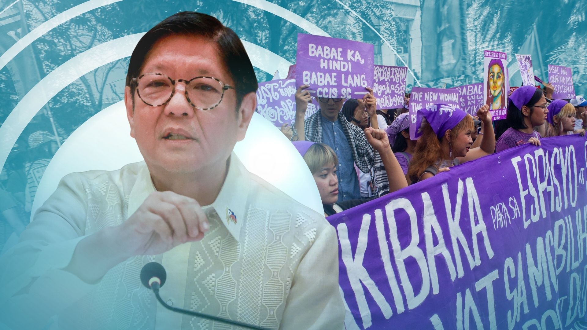 Marcos pushes expanded programs, representation to advance women’s rights