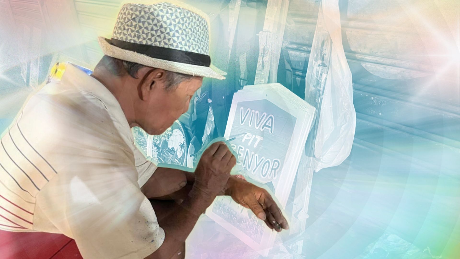 BRUSHSTROKES BETWEEN RUSH AND REFUGE: In streets that refuse to rest, Tatay William’s 150-peso obras paint solace 