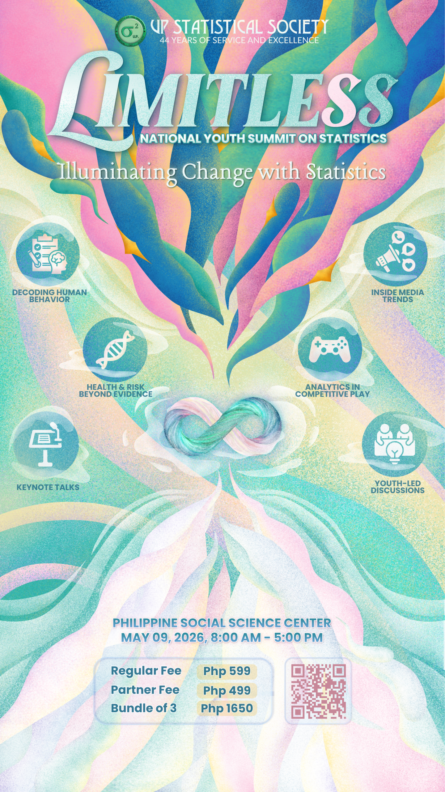 Step into the reverie as LIMITLESS: National Youth Summit on Statistics illuminates change on May 9!