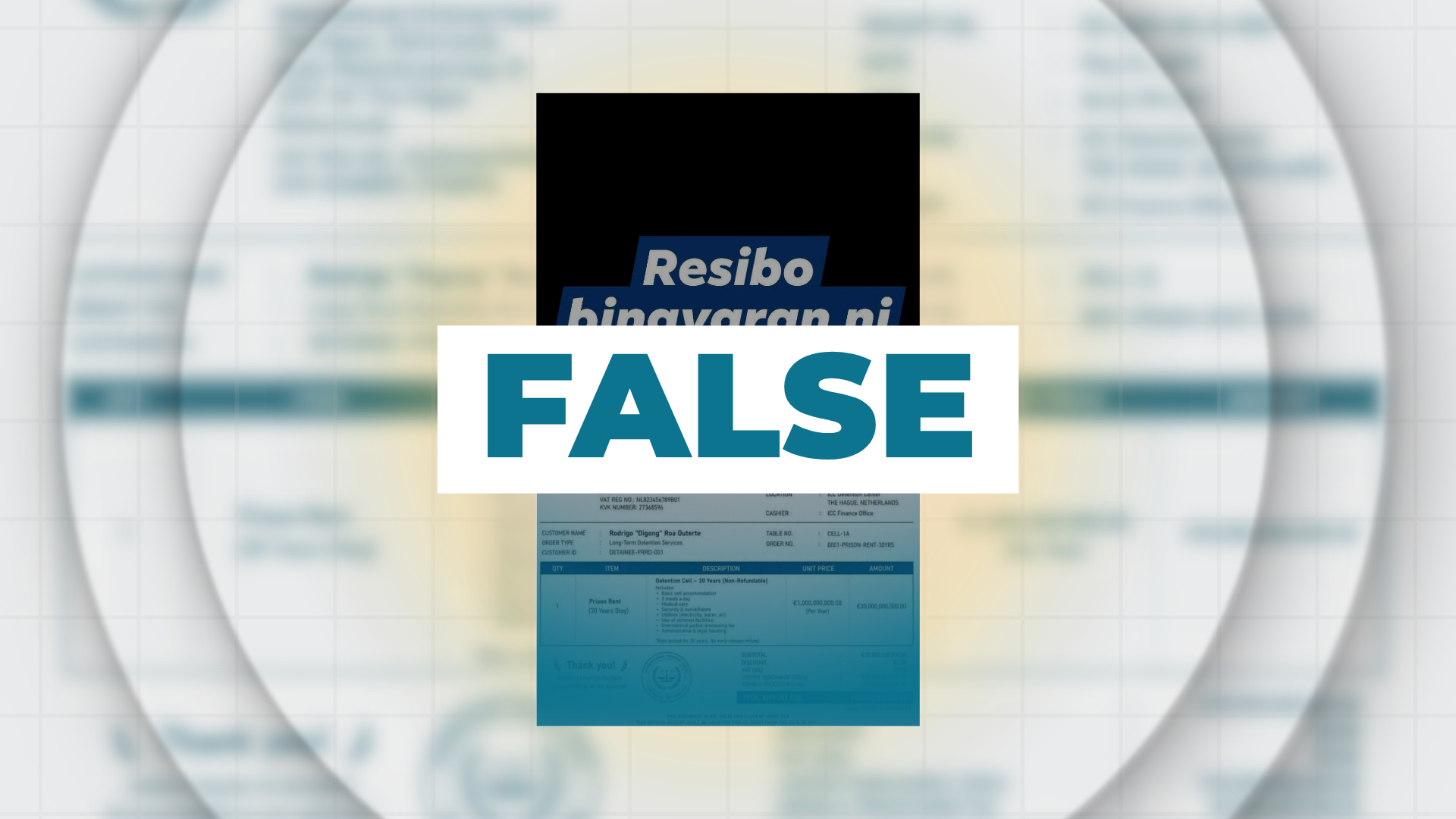 FALSE: Marcos paid ICC to detain Duterte