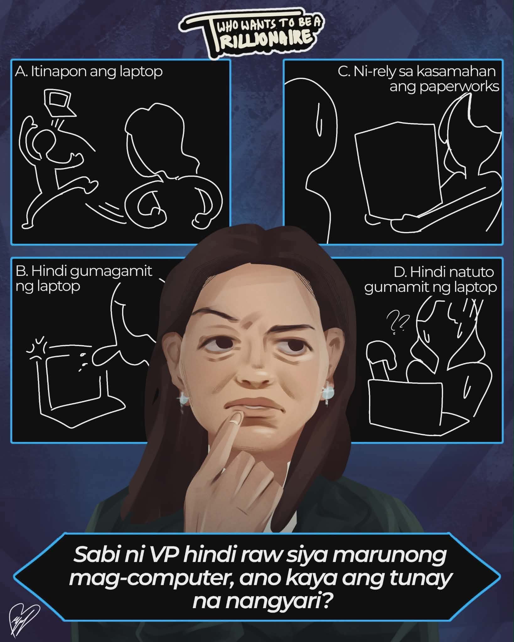 Sabi ni VP hindi raw siya marunong mag-computer, ano kaya ang tunay na nangyari?