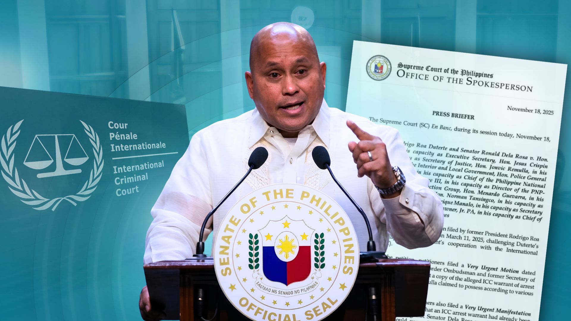 SolGen to SC: Sen. Bato petitions lack merit, ICC warrant may be enforced in PH