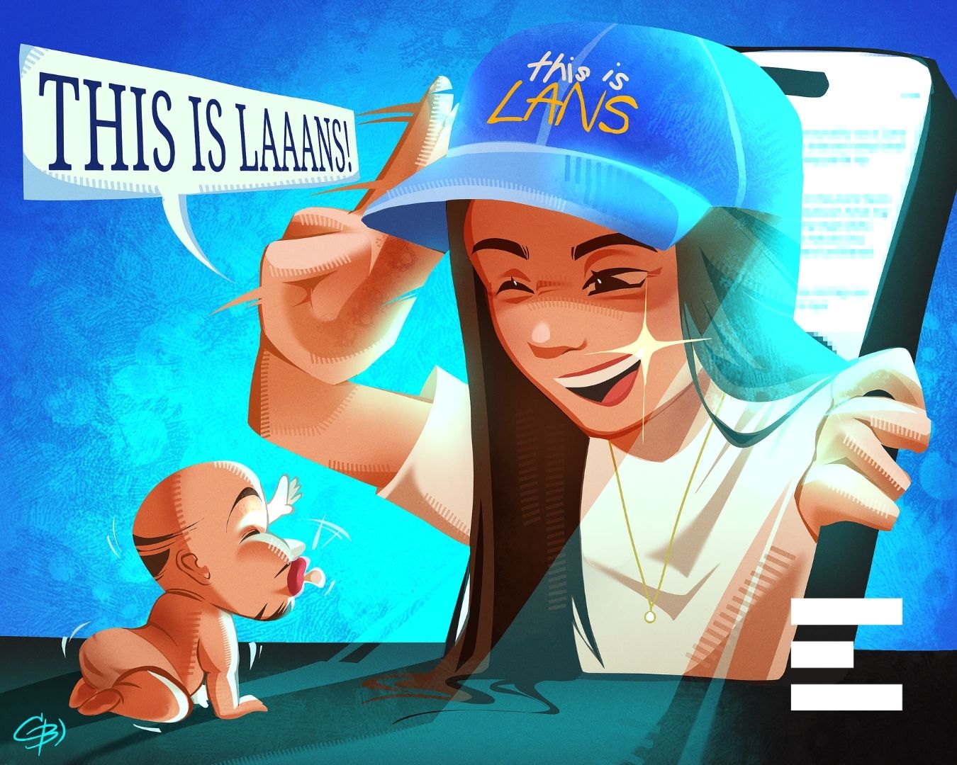 Come on, Lans. Say your line.