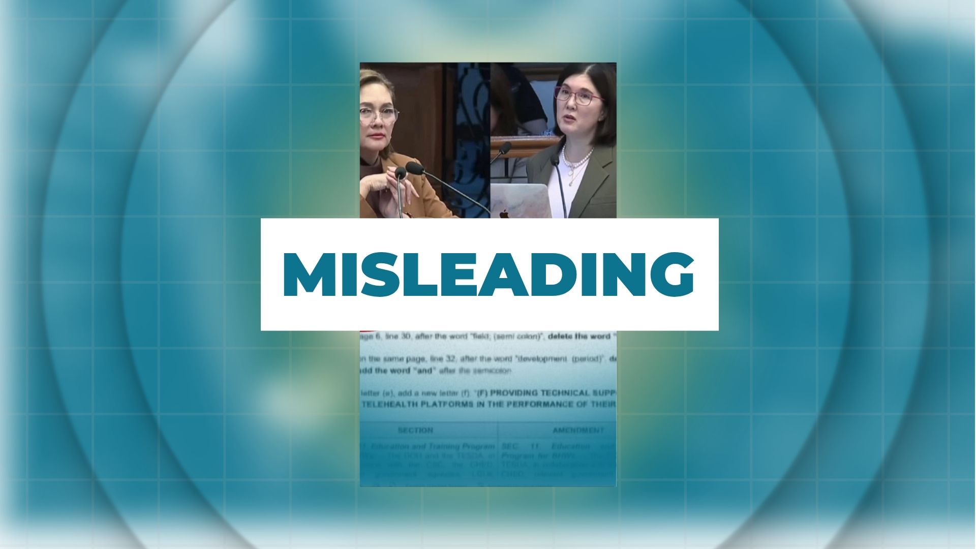 MISLEADING: Pia Cayetano falsely claimed to not read a script during the June 17 Senate session