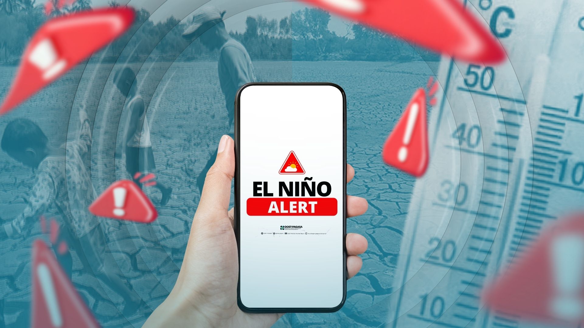 PAGASA raises El Niño alert as climate conditions continue to warm