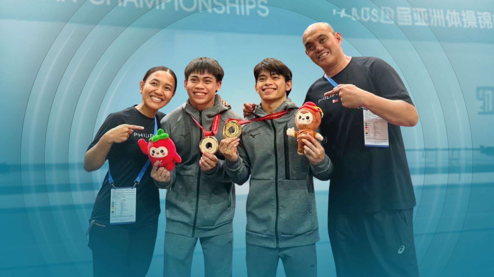 Carlos claims fifth straight floor title; Eldrew bags bronze in Asian Championships