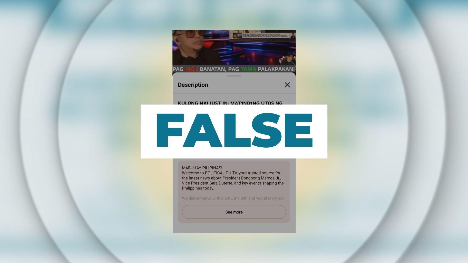 FALSE: Calilung arrested after testimony at Senate for VP Sara's impeachment trials
