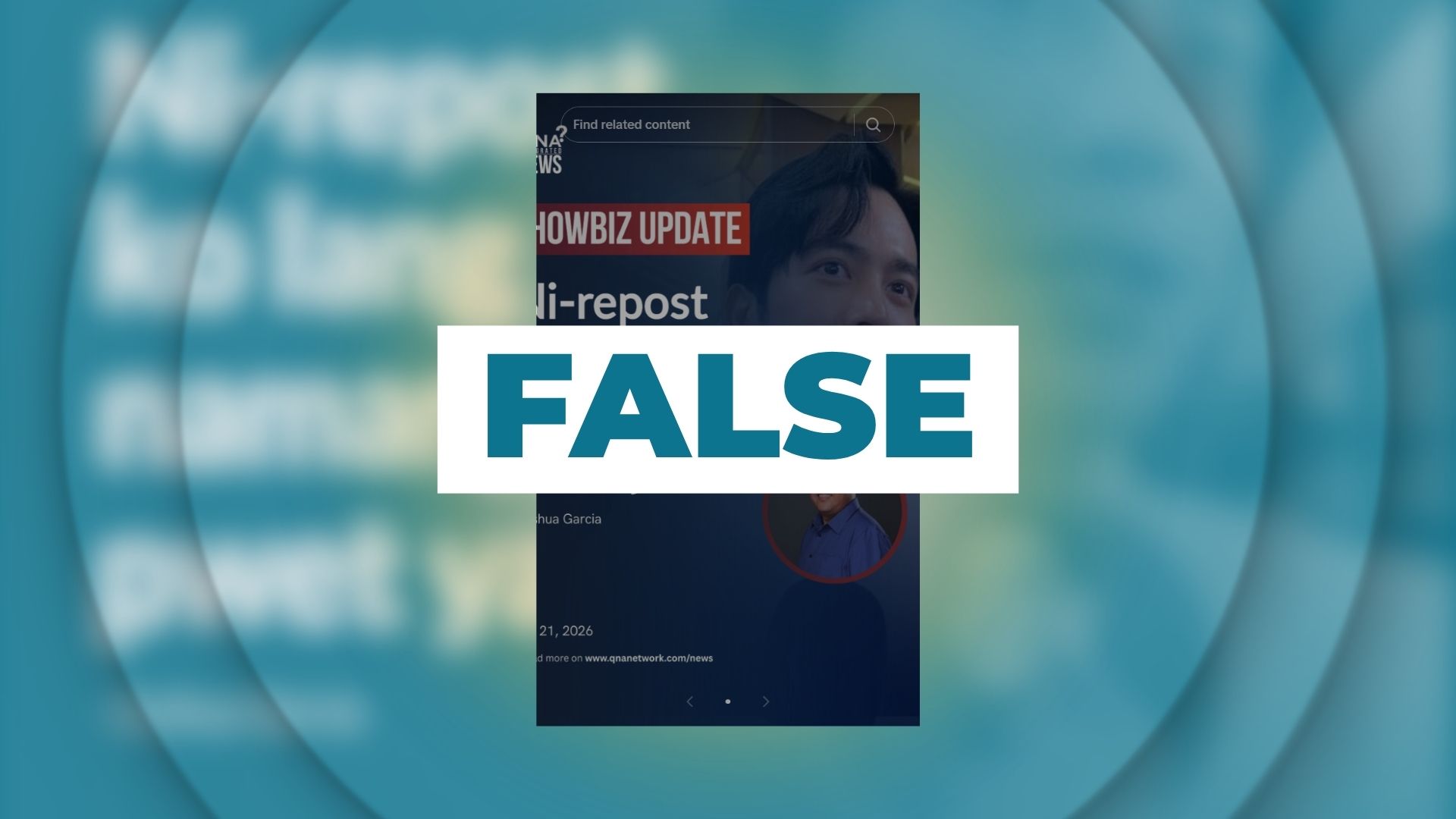 FALSE: “Ni-repost ko lang naman, pa-pwet yarn?” — Joshua Garcia