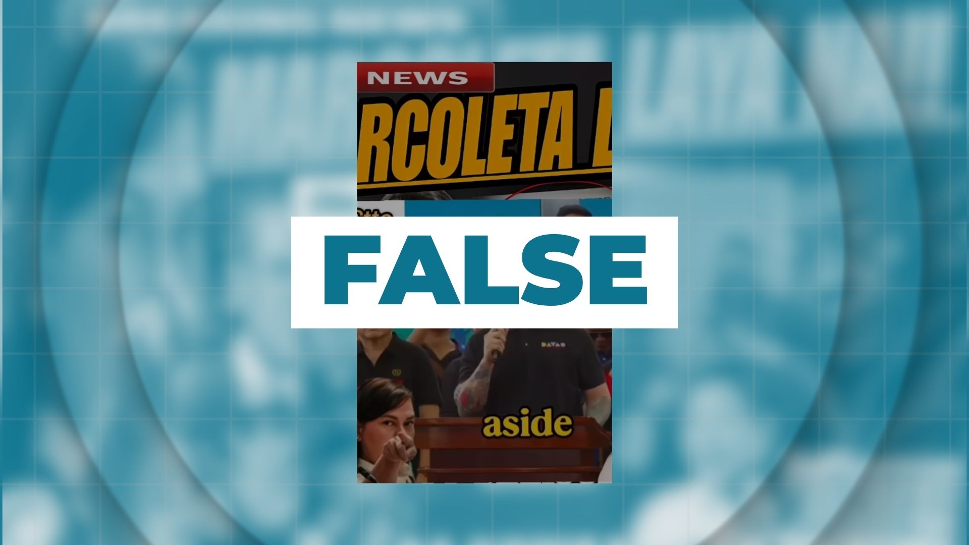 FALSE: Marcoleta released after court dismisses case