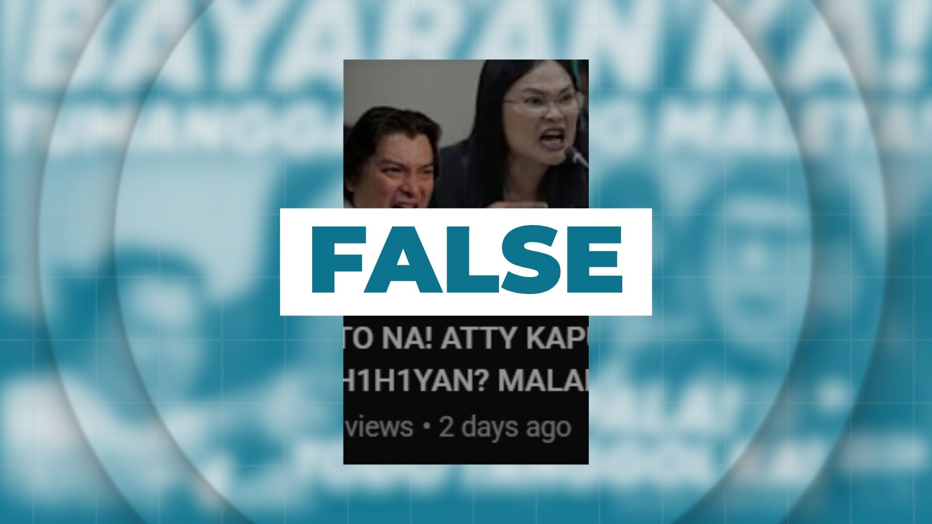 FALSE: Atty. Kapunan receives ‘maleta’ amid Senate Impeachment proceedings