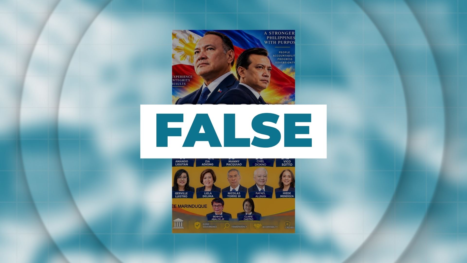 FALSE: Defense secretary Teodoro teams up with former Senator Trillanes for 2028 nat’l elections