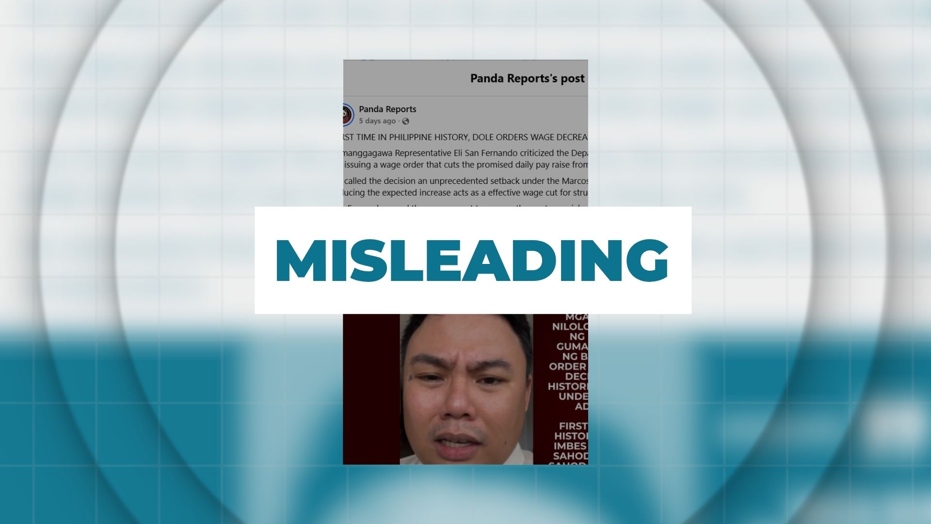 MISLEADING: DOLE ordered a daily wage decrease under Marcos’ presidency 