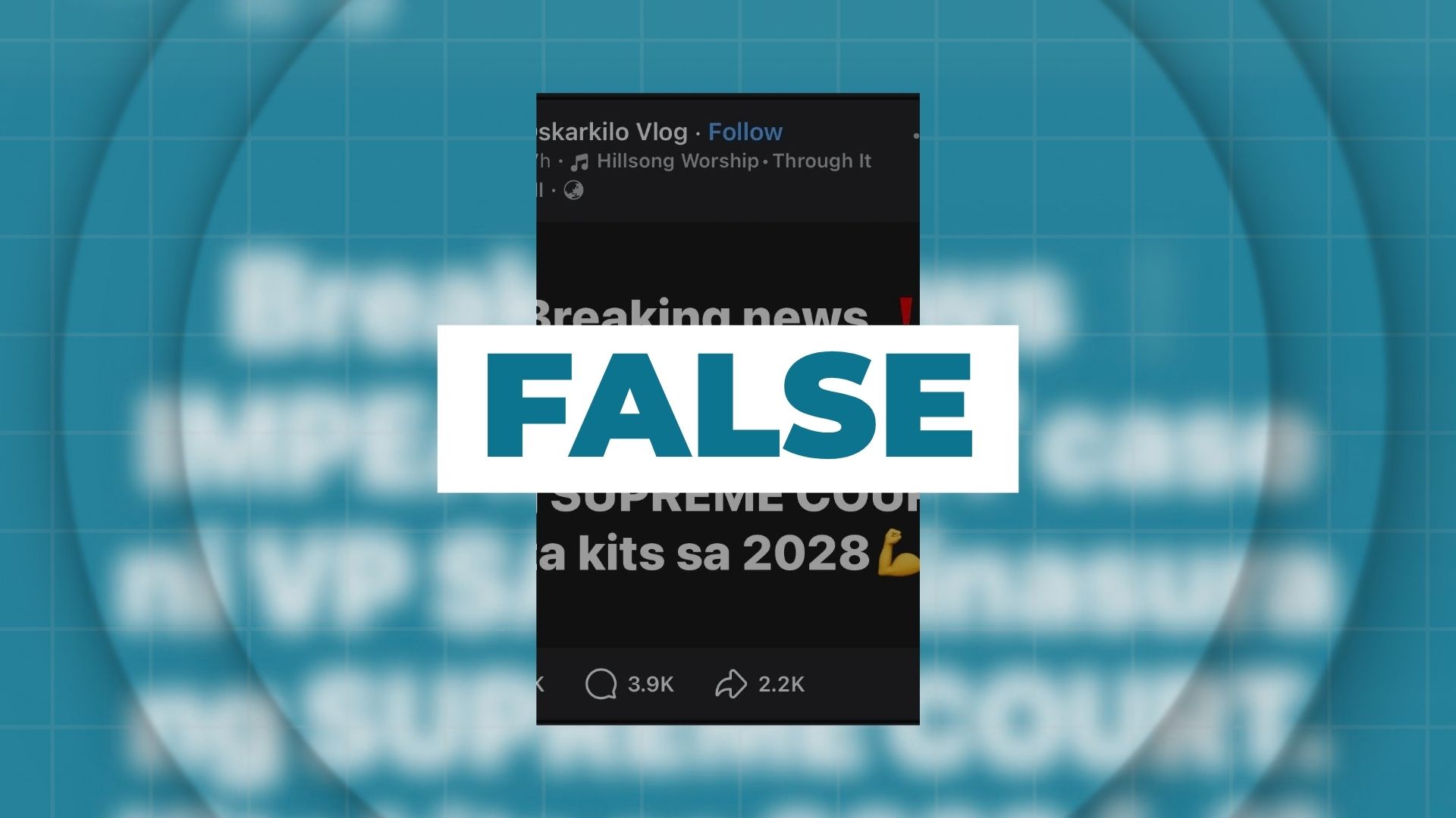 FALSE: Impeachment Case ni VP Sara, ibinasura umano ng Korte