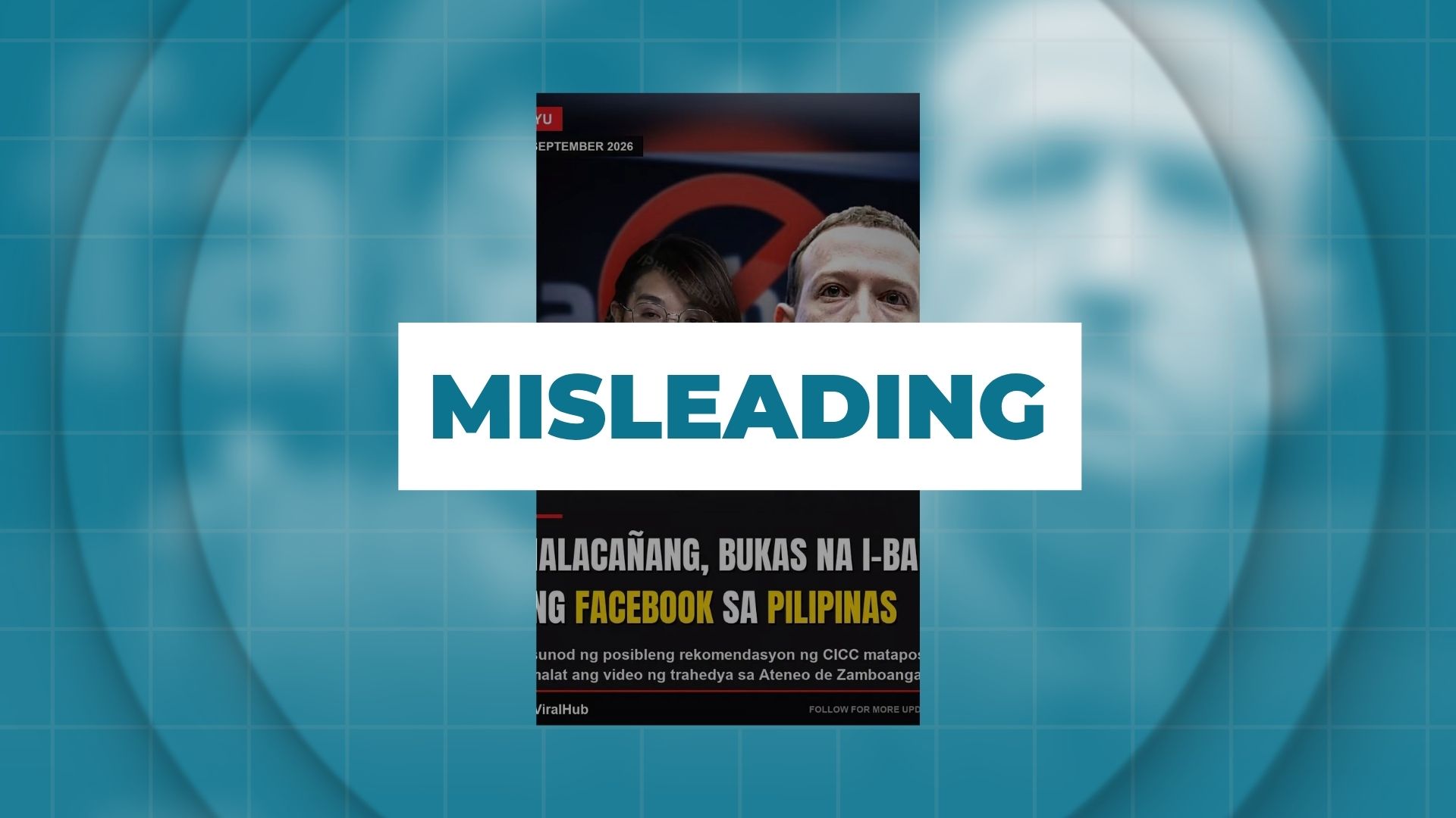 MISLEADING: ‘Malacañang, bukas na i-ban ang Facebook sa Pilipinas’